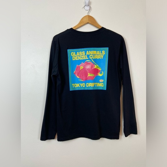 GLASS ANIMALS TOKYO DRIFTING ORGANIC COTTON LONG SLEEVE BAND TEE - Picture 6 of 8